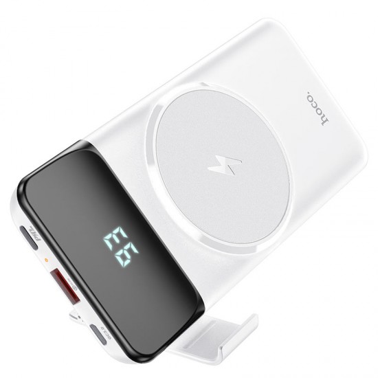 Hoco J76 Wireless Fast Charger Power Bank (10,000mAh, PD20W, White)