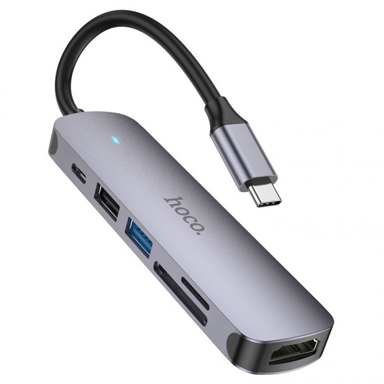 Hoco USB-C Multifunction Adapter (6-in-1, HB28)