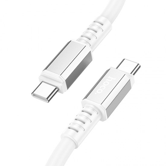 Hoco USB-C to USB-C (60W) Cable (1m/3.2ft White, X85)