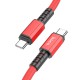 Hoco USB-C to USB-C (60W) Cable (1m/3.2ft Red, X85)