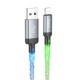 Hoco 2.4A USB-A to Lightning Luminous Data Cable (1m/3.2ft, U112)