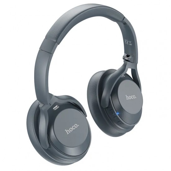 Hoco W37 Wireless Noise Canceling Stereo Headset (500mAh, Smokey Blue)