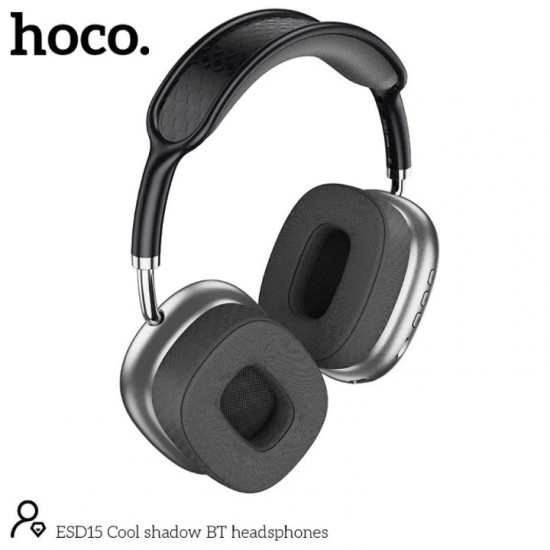 Hoco ESD15 Wireless BT Headphone (Space Gray)