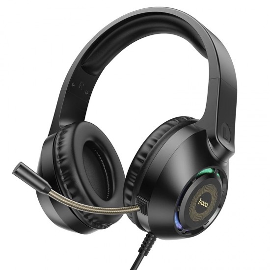 Hoco Wired Gaming Headphone (W108, Black) | ICEGAMES