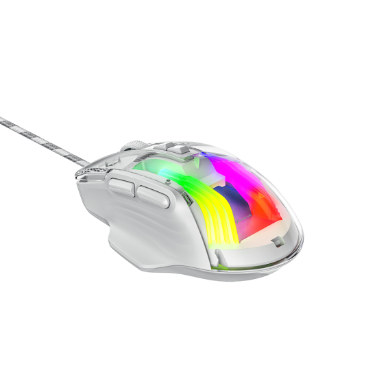 Xtrike Me GM-319 RGB Wired Gaming Mouse (White)