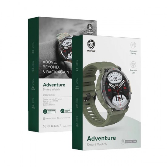 Green Lion Adventure Smart watch - Green