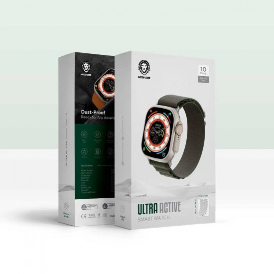 Green Lion Ultra Active Smart Watch 49mm (Green)