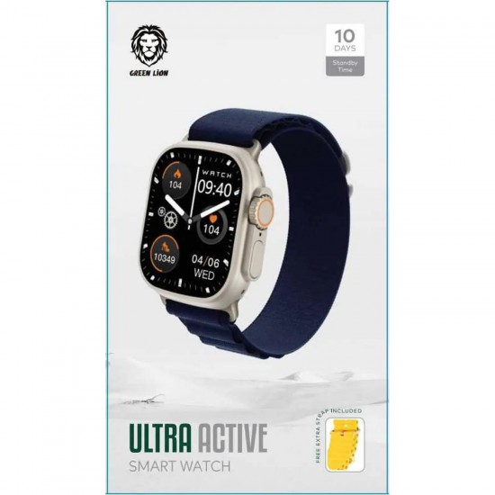 Green Lion Ultra Active Smart Watch 49mm (Blue)
