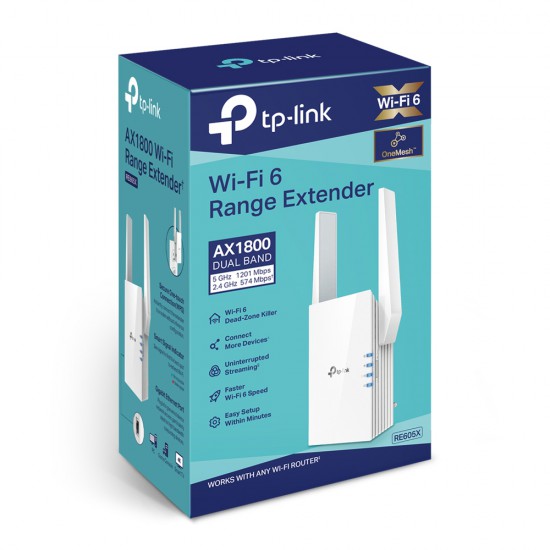 Tp-Link  AX1800 Wi-Fi Range Extender (RE605X )