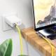 Hoco USB-A to Lightning Cable (1.2m/3.9ft Yellow, U118)