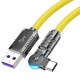 Hoco USB-A to USB-C Cable (1.2m/3.9ft Yellow, U118)