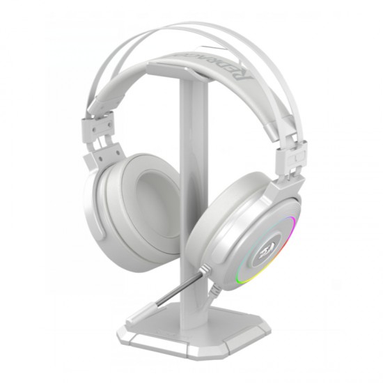 Redragon Lamia 2 USB  Virtual 7.1  3D Sound Effect RGB USB  PC PS3 PS4  Stand Included Gaming Headset  White