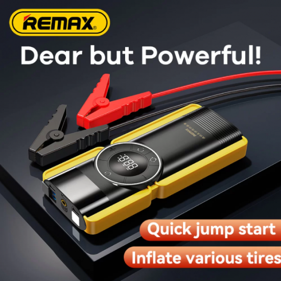Remax Portable Multifunctional Car Jump Starter & Air Pump 8000mAh (RPP-510)