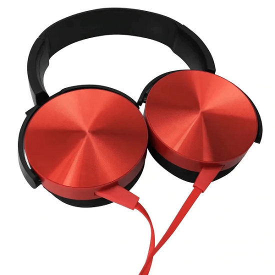 MDR-XB450 ON-EAR Extra Bass Stereo Headphone (Red) 