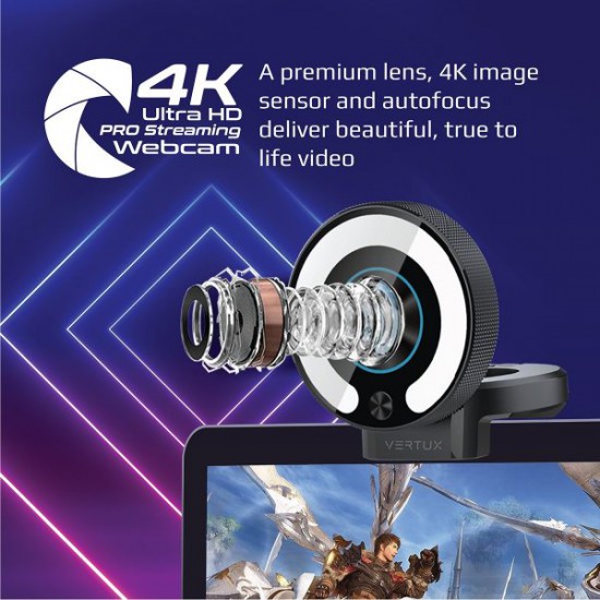 Vertux Odin 4K Ultra HD Pro Streaming WebCam