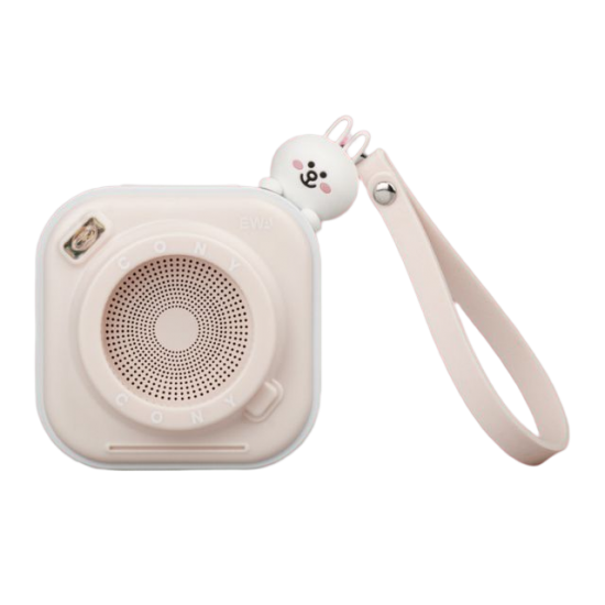 Ewa A13 Mini Bluetooth Speaker with Bass Radiator - Pink