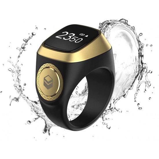 Iqibla Smart Tasbih Zikr Ring Black Icegames