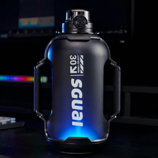 Sguai T30 Smart Bottle (1.3 Liter, Black)