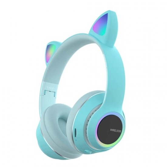 Cat Wireless Headphone L450 - Light Green