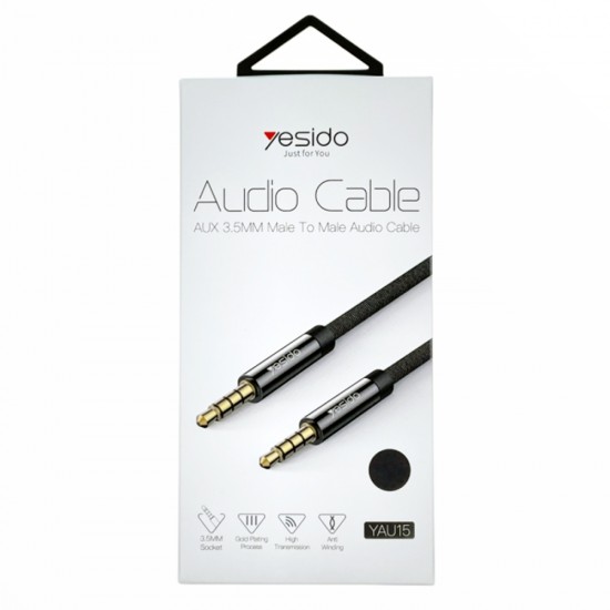 Yesido Audio Cable Aux 3.5MM (2 Meter - YAU16)