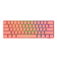 AJAZZ STK61 Pink Blue Switch Wired/Wireless Keyboard Mechanical 