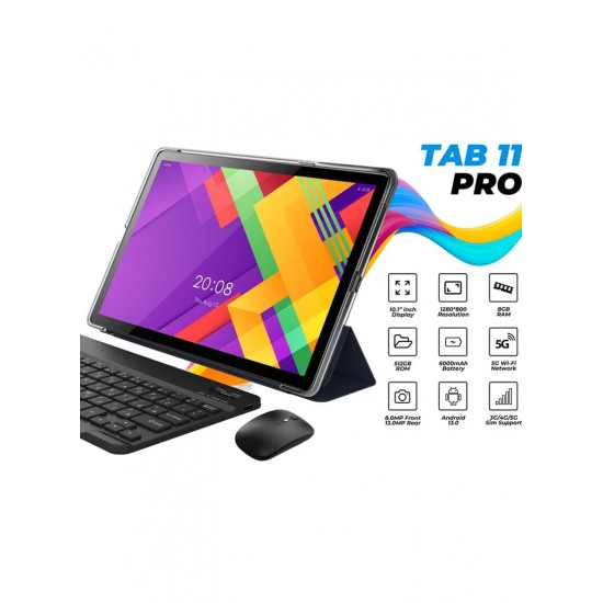 Oteeto Tab 11 Pro - Android Tablet (8GB Ram / 512GB Rom - Grey)