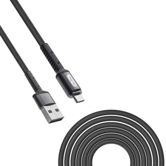 Go-Des USB-A to Micro USB Cable (3m/10ft Braided Black, GD-UC559M)