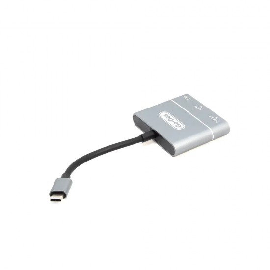 Go-Des 3-in-1 USB-C Hub (GD-6827)