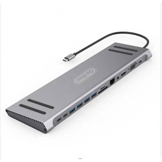 Go-Des 14-in-1 USB-C Multi Function Docking Station (GD-9120)