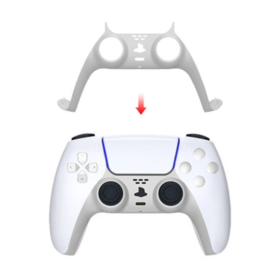 Decorative Cover for PS5 Dualsnese Controller (Silver)