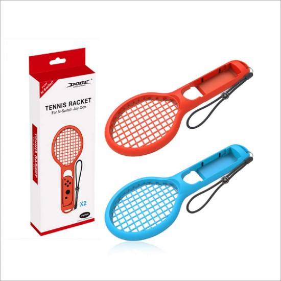 Dobe Tennis Racket for Nintendo Switch Joy-Pad (TNS-1843, Blue/Red)