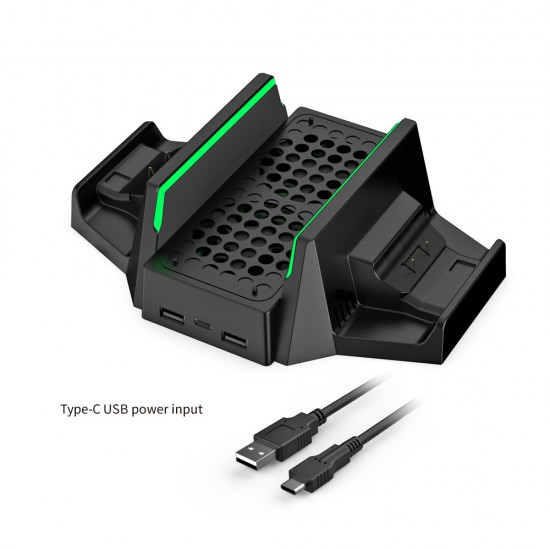 Dobe Multifunctional Cooling Stand TYX-0663D Black (for Xbox Series S - Black)