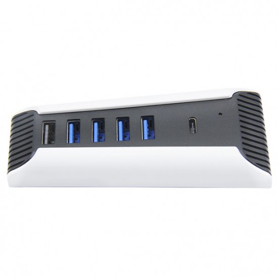 G-Dreamer HS-PS5027 5 in 1 USB HUB For PS5 Console - 4 USB data transmission ports, 1 USB charging port, 1 type-c3.1 port
