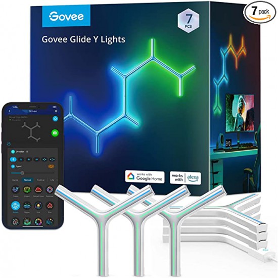 Govee Glide RGBIC Y Lights (7 Panels, H6065)