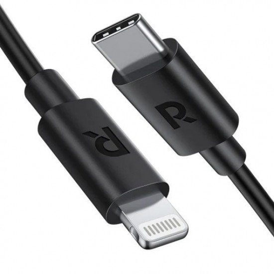 RAVPower USB-C to Lightnnig Cable (2m/6.6FT Black, RP-CB1020)