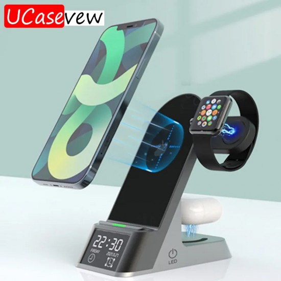H35 Wireless Charger for Phone, Watch and Air Pods (15w Max, 6-in-1)