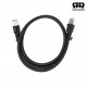 RANSOR CAT8 1m/3ft Premium Ethernet Cable - Black