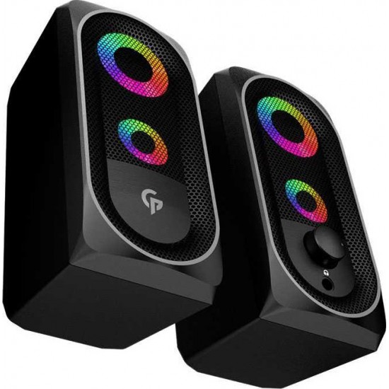 Porodo Stereo Gaming Speakers 10W - Black BLUETOOTH | PDX511-BK