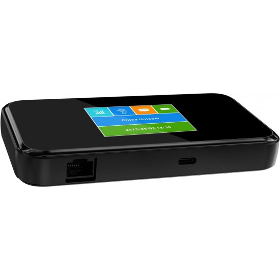 Porodo Portable MiFi 5G Wireless Router 5000mAh (Black)