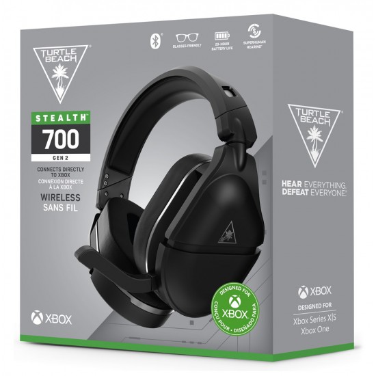 Turtle Beach Stealth 700 Gen 2 Wireless Gaming Headset for Xbox Series X, Xbox Series S, Xbox One, Nintendo Switch & Windows PCs with Xbox Wireless ? Bluetooth, 50mm Speakers, & 20-Hr Battery ? Black
