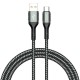Brave USB-A to USB-C Cable (1.2m, Braided Black, BDC-30)