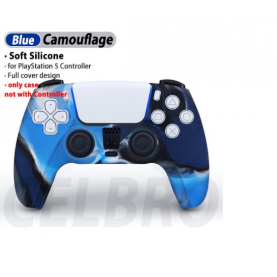 Case For SONY Playstation 5 Camouflage blue
