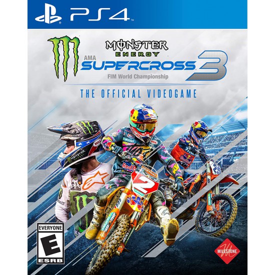 (USED) Monster Energy Supercross - The Official Videogame 3 - PlayStation 4 (USED)