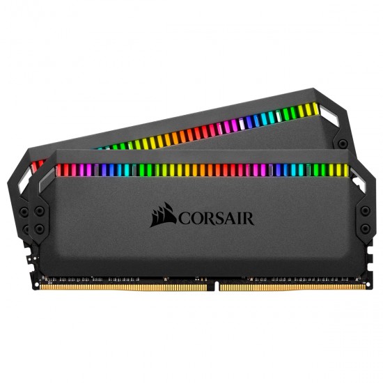 Corsair Dominator Platinum RGB 3200MHz CL16 DDR4 Dual Memory Kit (2x8GB) 16GB Black