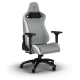 Corsair TC200 Gaming Chair - Plush Leatherette Light Grey/White