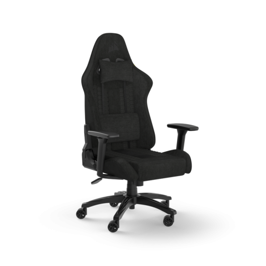 Corsair TC100 Relaxed Gaming Chair - Fabric Black/Black