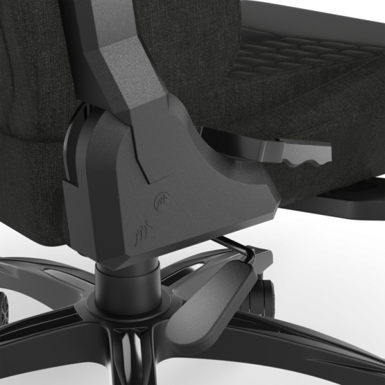 Corsair TC100 Relaxed Gaming Chair - Fabric Black/Black