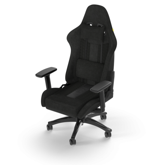 Corsair TC100 Relaxed Gaming Chair - Fabric Black/Black