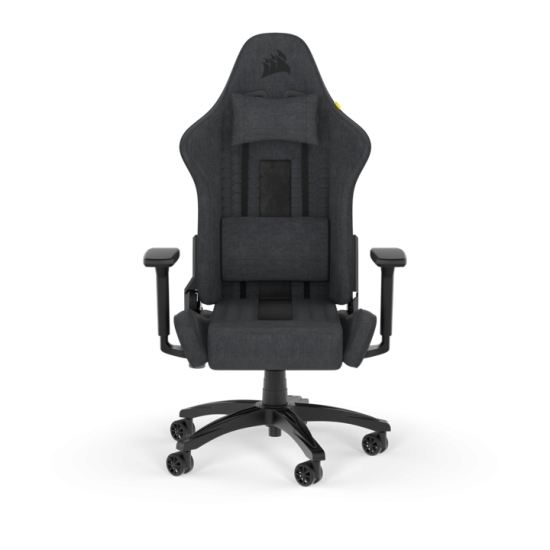 Corsair TC100 Relaxed Gaming Chair - Fabric Black/Grey