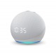 Echo Dot 4th Ge Smart speaker with clock and Alexa - Glacier White